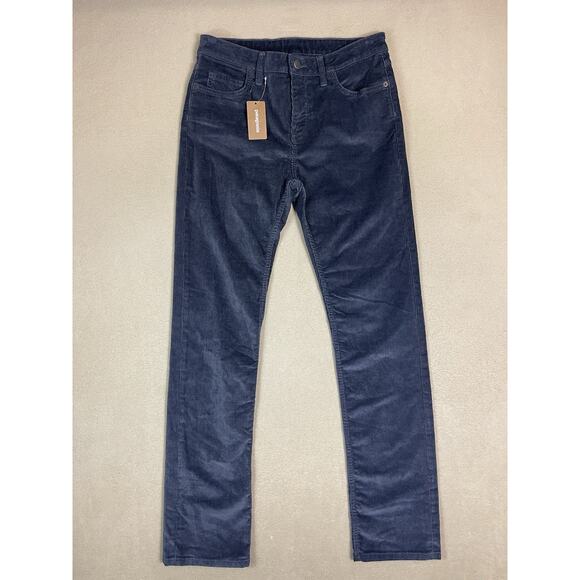 Patagonia‎ Pants Womens 28 Blue Corduroy Straight Leg 5 Pockets Stretch Regular - Picture 1 of 14